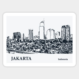 Jakarta - Indonesia Sticker